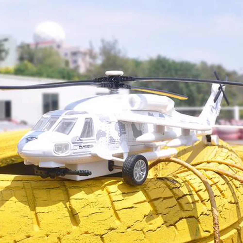 1/72 литая модель вертолета Black Hawk из сплава со звуком и светом детская коллекция