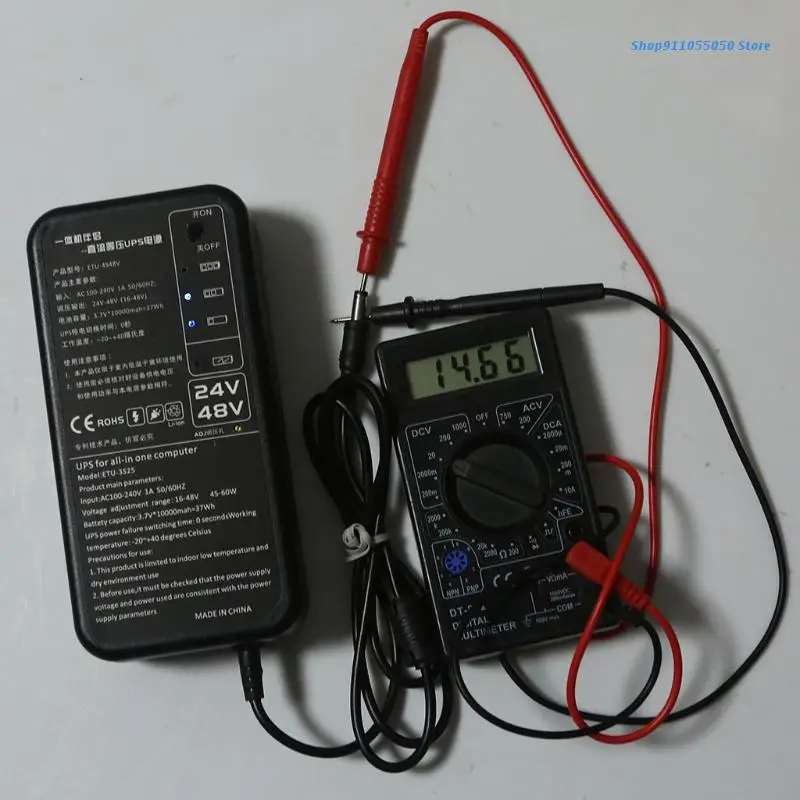 C5AB 10000mAh DC 16V-48V Регулируемый UPS источник питания для всех в одном ПК Polycom телефонов