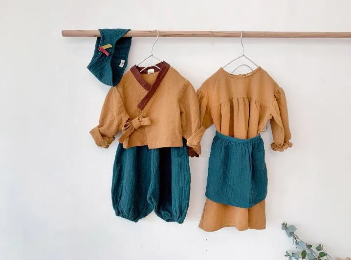 Autumn Winter New Korean Style Baby Girls Cotton Linen Dress Pure Color Loose Children Dresses Kids Robe | Детская одежда и обувь