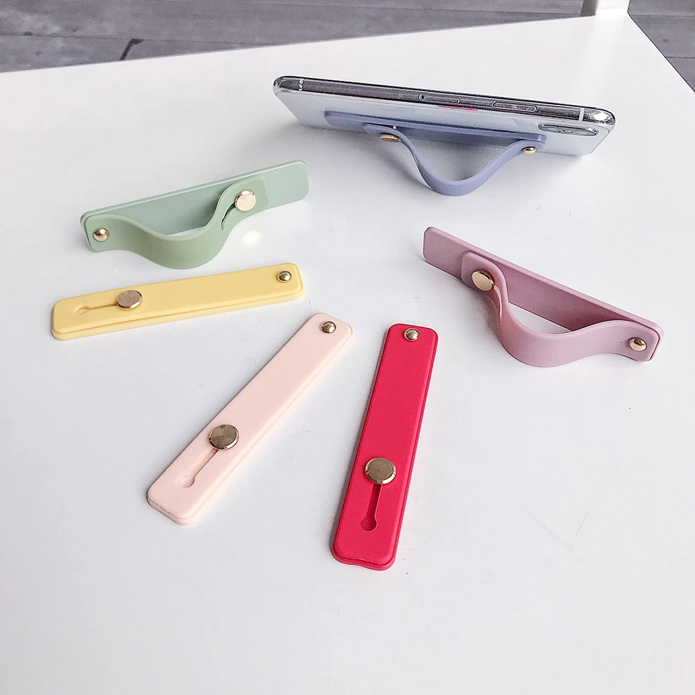 Держатель для телефона карамельных цветов iPhone Xiaomi нажимная подставка на палец