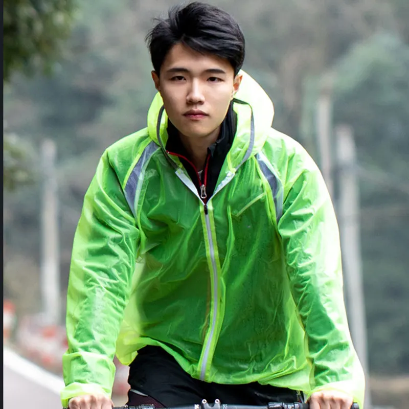 

Cycling Raincoat Ultra Thin Raincoat Waterproof Fishing For Men Women Electric Bicycle Portable Mountain Bike