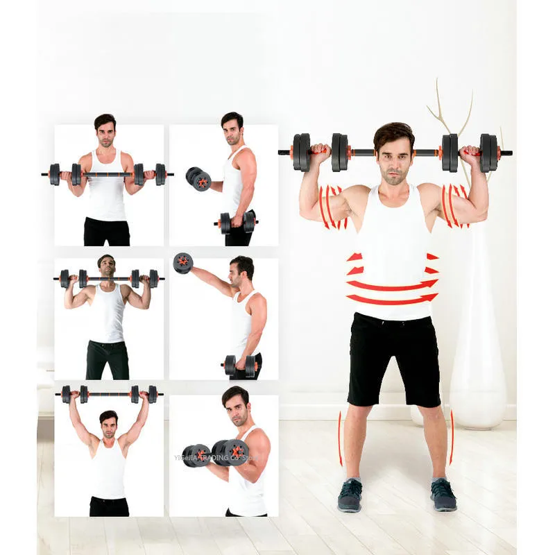 Гантели/штанги для домашнего тренажерного зала 40 кг|fitness equipment|barbell dumbbelldumbbell fitness