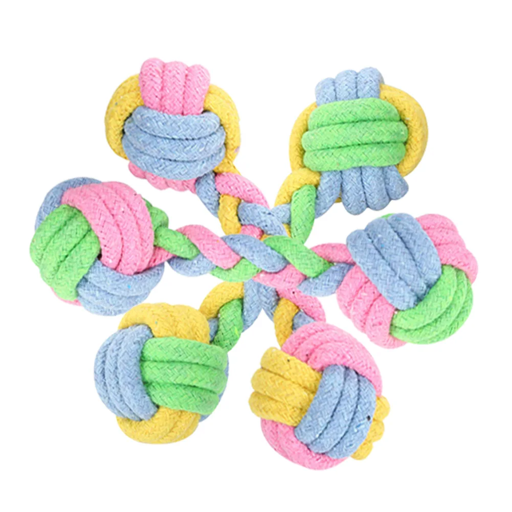 

Pet Toys For Dog Funny Chew Knot Cotton Bone Rope Puppy Dog Toy Pets Dogs Pet Supplies For Dogs Puppys Random Color Dropship