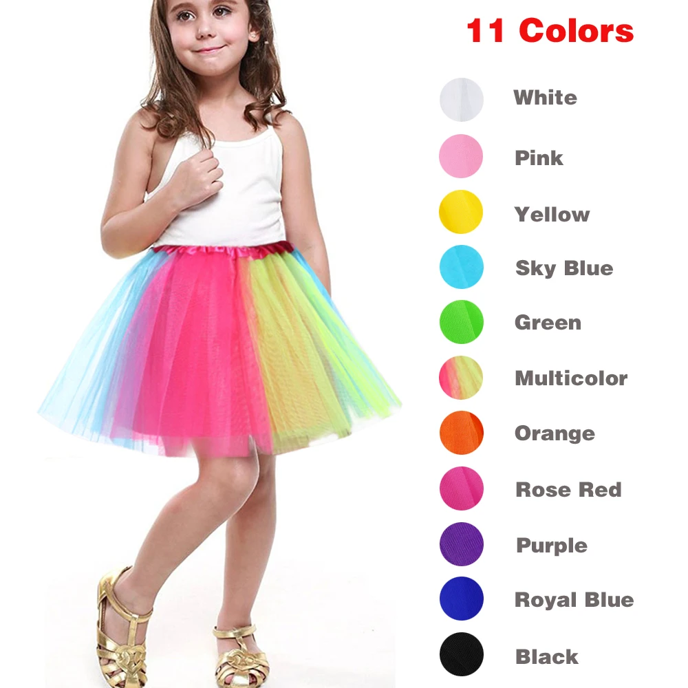 

Fashion Cute Girl Ballet Skirt Fluffy Children's Fairy Party Ballet Skirt Dance Skirt Tulle Princess Skirt Parent-Child Outfit
