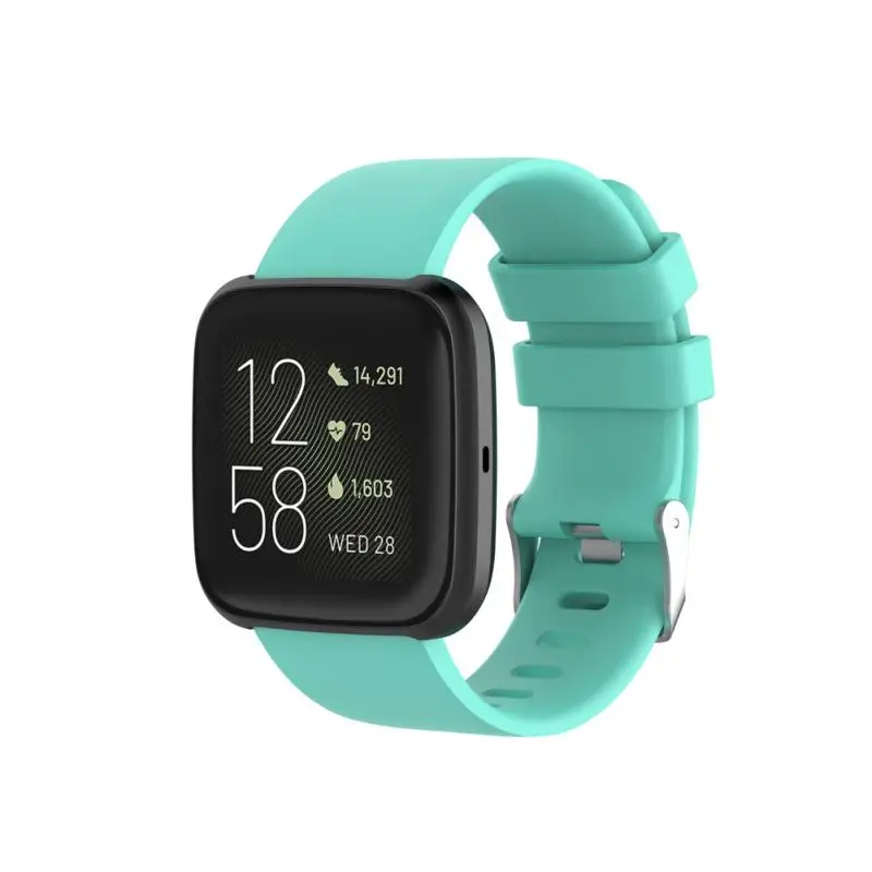 

Colorful Silicone Watch Strap For Fitbit Versa 2 Band Soft Silicone Wrist Waterproof Replacement Watch Strap For Fitbit Versa 2