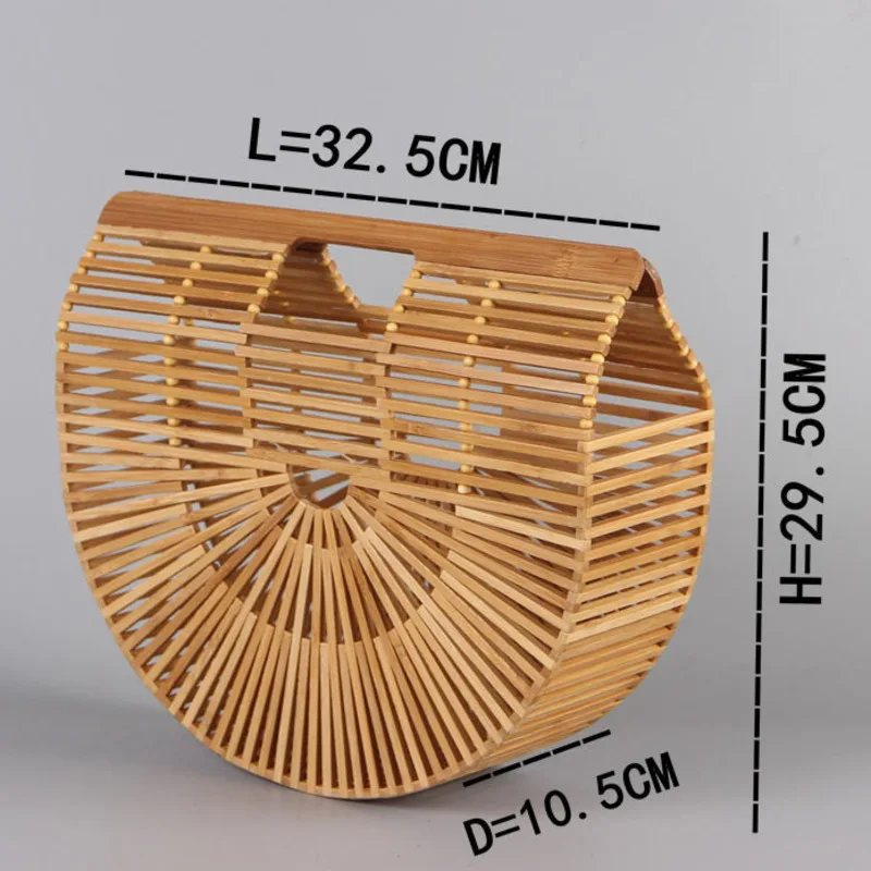LANMREM 2020 женское повседневное ручное плетение дамские сумочки из бамбука Весна