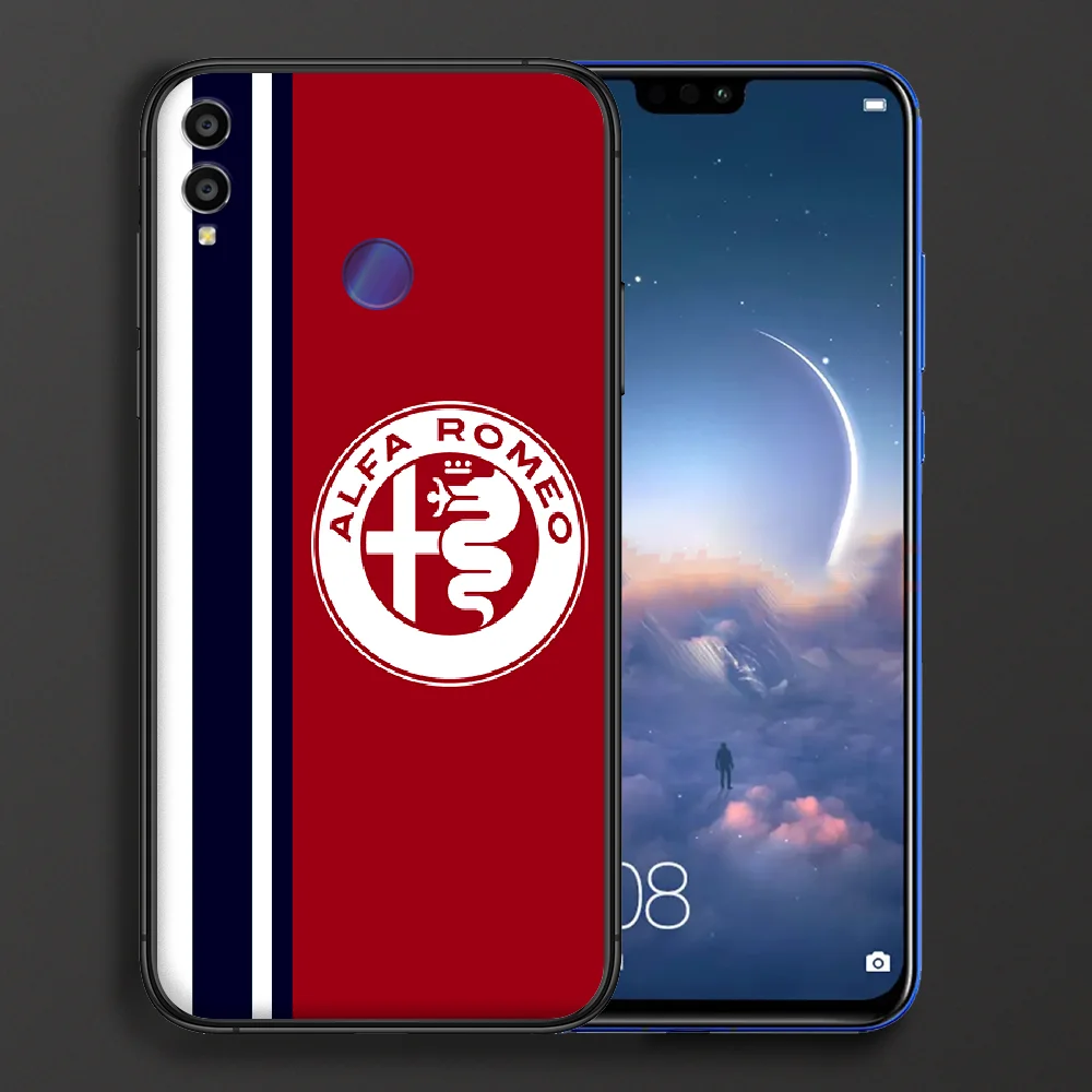 

Alfa romeo giulietta Italy Car Phone case For Huawei Honor 6A 7A 7C 8 8A 8X 9 9X 10 10i 20 Lite Pro Play black cell cover soft