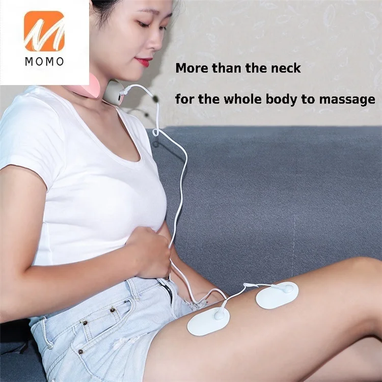 

Smart Electric Pulse Neck And Shoulder Massager Heating Pain Relief Tool 3D Wireless Deep Tissue Body Massage Health Care