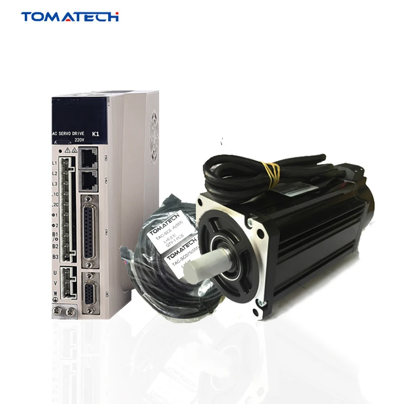 TOMATECH высокое качество K1 серия аналогичная Yaskawa 750 Вт 2000 об/мин 3.5нм Серводвигатель