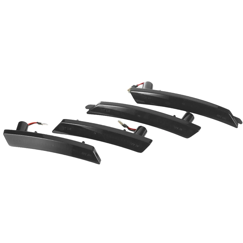 4Pcs Sequential Smoked Lens Amber/Red Led Side Marker Lights for MINI Cooper R55 R56 R57 R58 R59 R60 R61 2007-2015 | Автомобили и