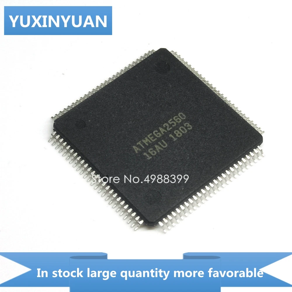 YUXINYUAN 1 шт. ATMEGA2560-16AU AT2560-16AU ATMEGA2560-16 TQFP100 в наличии | Электронные компоненты и