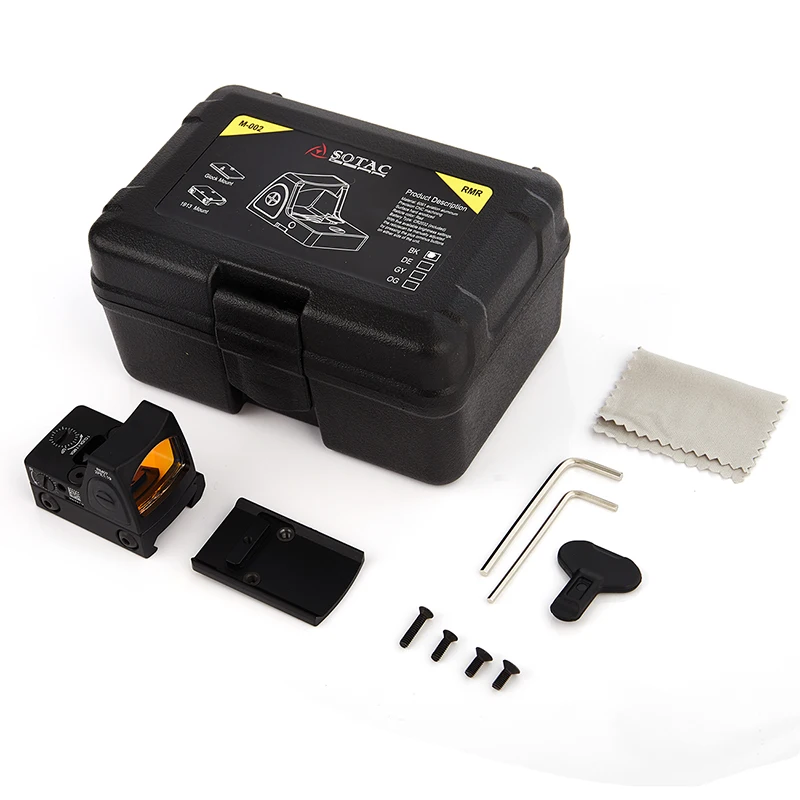 

Коллиматорный прицел для винтовки Mini RMR Red Dot, прицел для Вивера 20 мм для страйкбольной/охотничьей винтовки