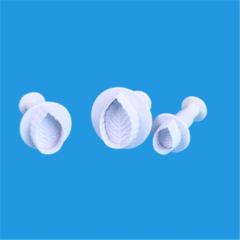 Christmas Decoration 3pcs/set Four Style Leaves Shape Spring Fondant Cake Tools Cookie Molds Bakeware Decorating Bread Mold | Дом и сад