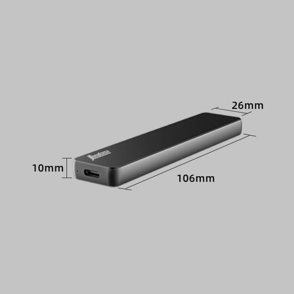 

M.2 NVME Enclosure USB 3.1 Gen 2 Type C External Solid State Drive Portable PCIE NVMe SSD Support 2TB 1TB 512GB 256GB for Laptop