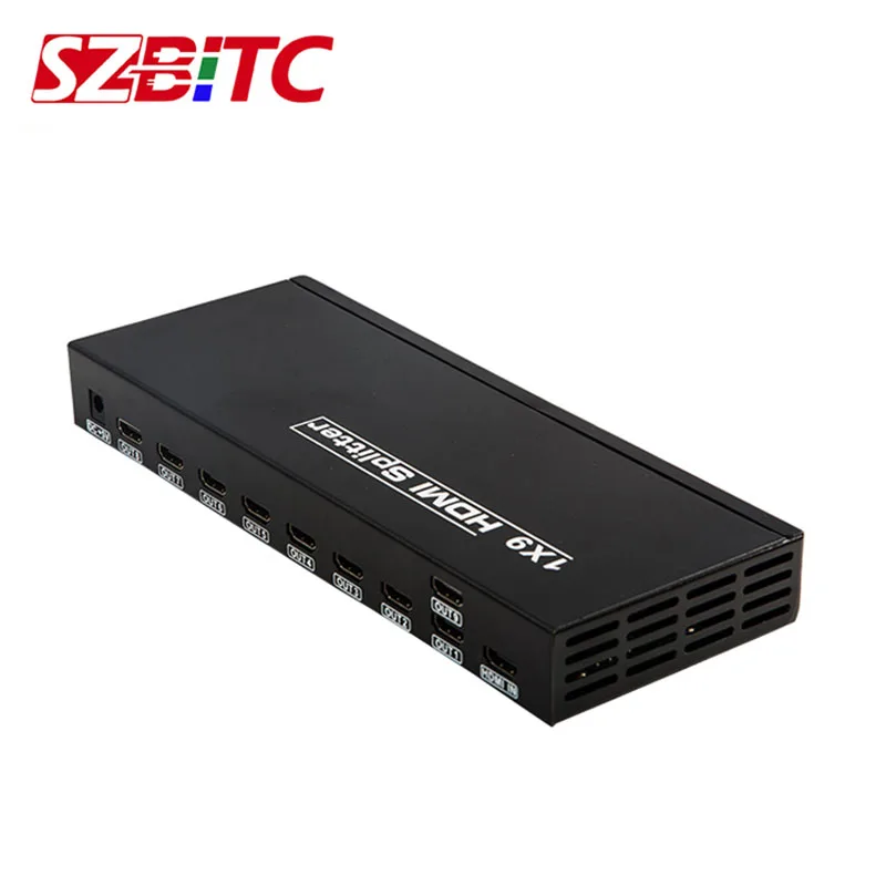 Разветвитель SZBITC 4K HDMI 1X9 распределитель видеоэкрана 1 в 9 выходов контроллер