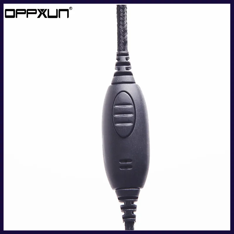 

OPPXUN Baofeng UV5R UV82 for Kenwood ear-hook type K head universal high-grade roving nylon thread into ear-type walkie talkie