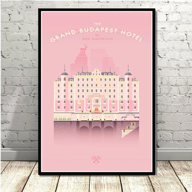 Домашний Декоративный постер, холст, настенное искусство, принт, хит, Grand Budapest, отель, фильм, классический комический подарок, картина, спальня, Модульная картина - Цвет: Nordic 09 HE3610
