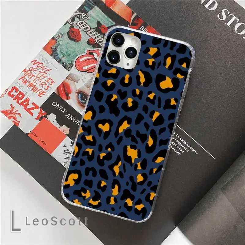 

Leopard pattern luxurious sexy Phone Cases For iphone 12 5 5s 5c se 6 6s 7 8 plus x xs xr 11 pro max mini