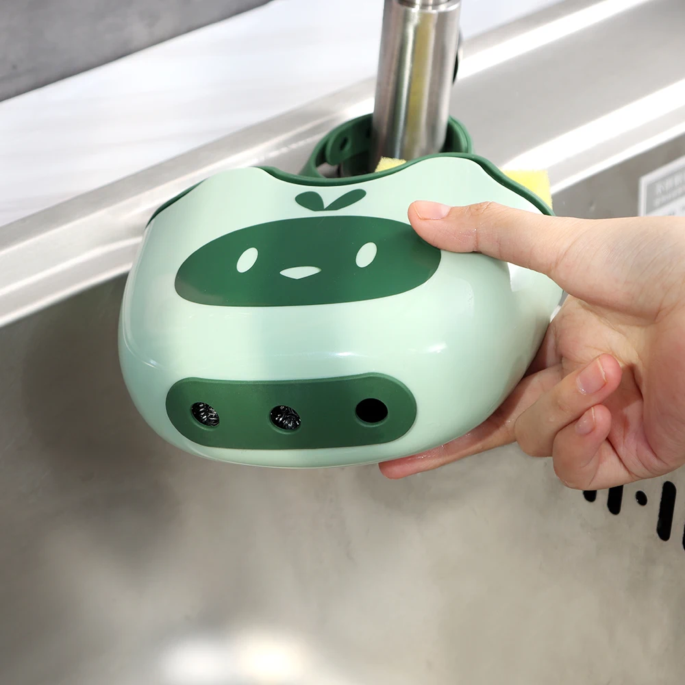 kitchen sink accessories storage soap bathroom organizer shelf sponge drain holder rack hanging basket faucet products shelves free global shipping
