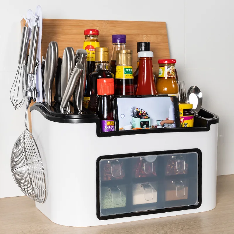 Стойка для приправ кухонная стойка соевого соуса хранения коробка бутылок с