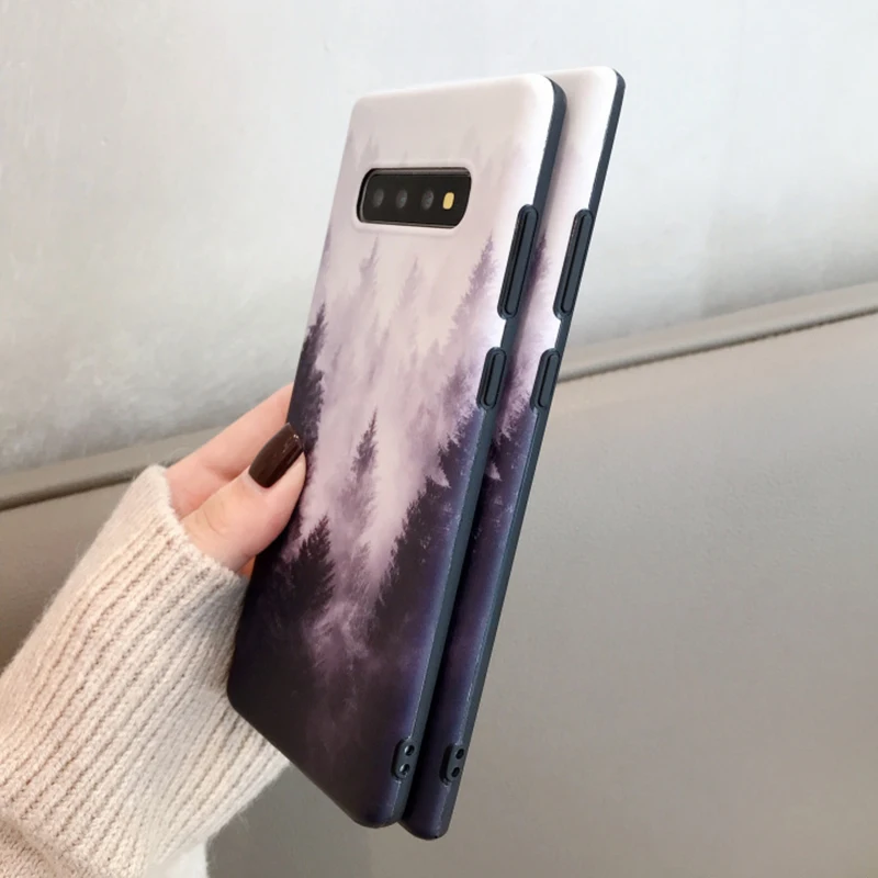 YHBBCASES Ретро градиентный чехол для телефона с рисунком &quotКартина маслом&quot Чехлы