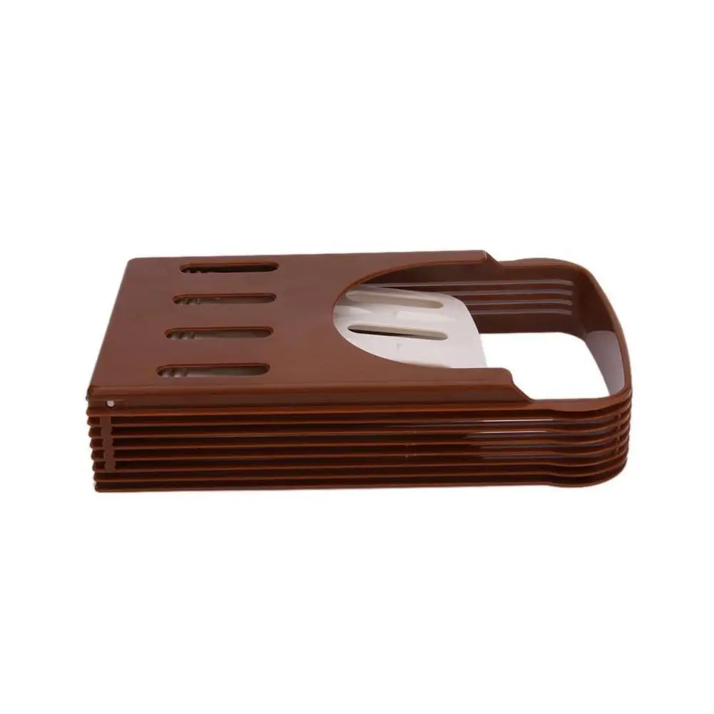

Toast Bread Slicer Practical Bread Cutter Loaf Plastic Cutter Accessories Tool Foldable Kitchen Slicing Multi-function Loaf T2R4