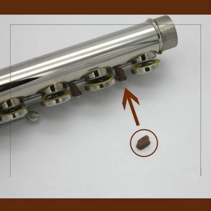 10 наборов принадлежностей для флейты коврик ключей бесшумный клей блок|Детали и