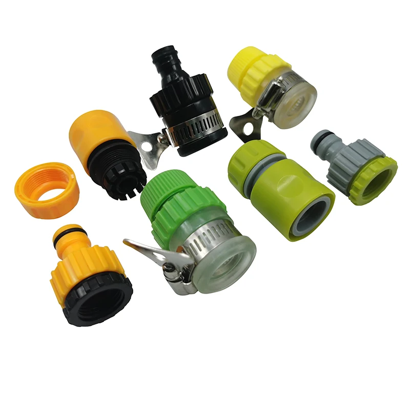 

1 Pcs Hose Quick Connectors ABS Plastic Car Wash Gun Connector Garden Irrigation Hose Pipe Connection Fittings Tube Adapter
