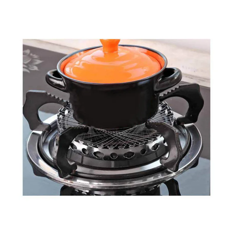 

Energy Saving Bulb New Hot Sale Stainless Steel Gas Cooker Stove Torch Windproof Net Round Mesh Case Cover Kitchen Accessories 1
