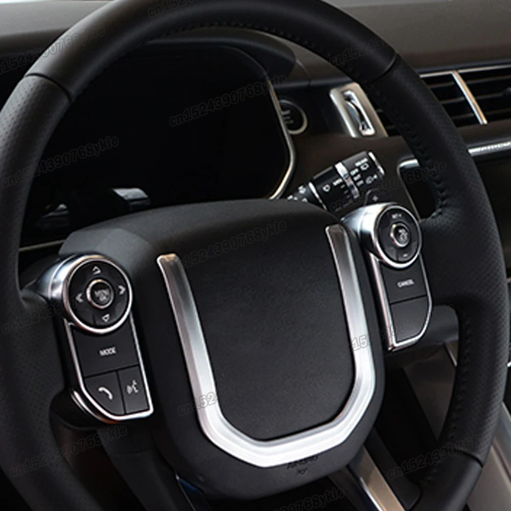 Хромированные накладки на руль автомобиля из углеродного волокна abs для range rover
