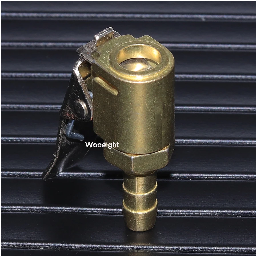 Авто цинковый сплав 6 мм колеса шины воздушный патрон насос клапан зажим разъем