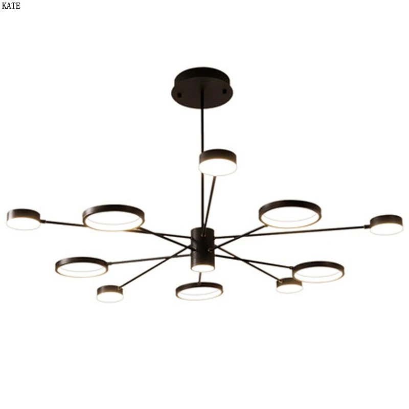 Modern LED chandelier lighting for living room bedroom dining study remote ceiling decoration | Лампы и освещение