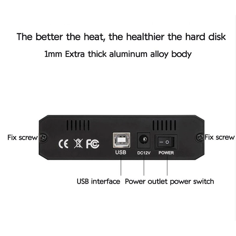 

Acasis HDD Case USB 2.0 IDE TO SATA 3.5 2.5 Adapter External Hard Drive Enclosure SSD Disk HDD Box Case - EU Plug