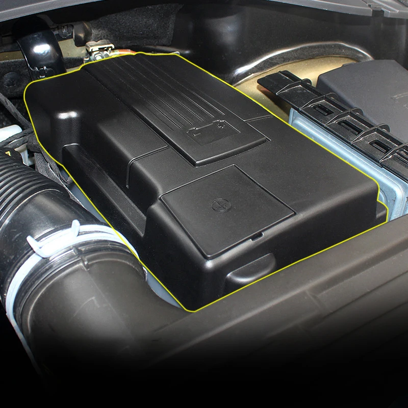Для VW Tiguan Skoda kodiaq положительный и отрицательный электрод батареи Водонепроницаемый пылезащитный чехол наклейка