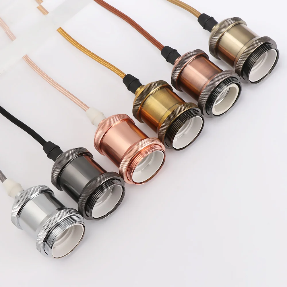 Винтажная лампа Эдисона E27 в стиле ретро с винтовым цоколем алюминиевая основа