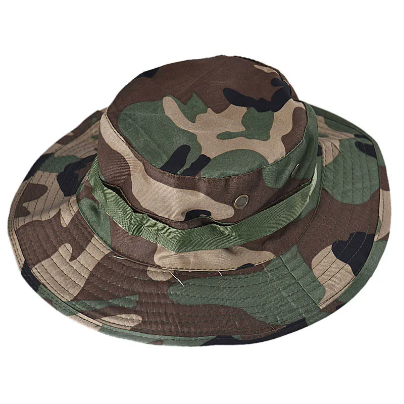 

Bucket Hat Boonie Hunting Fishing Outdoor Wide Cap Brim Military Unisex New Fashion Bucket Hat Gorras Para Hombre