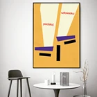 Постер с иллюстрациями из Польши, с изображением человека на велосипеде, Декларация о здоровье, настенное искусство, Современная Картина на холсте, домашний декор