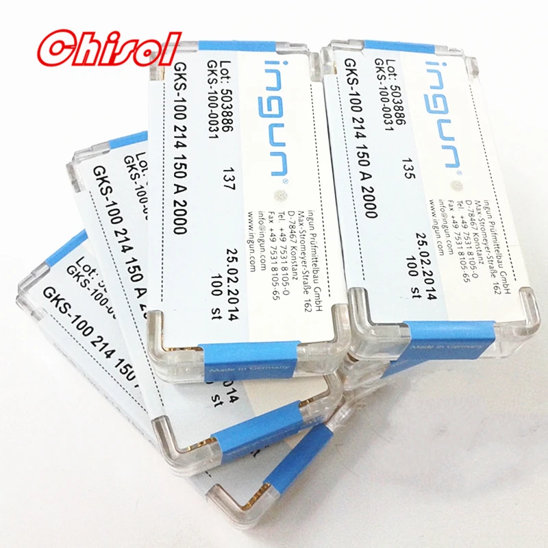 Оригинальная тестовая игла INGUN 100 шт./компл. 1 5 мм GKS100214150A2000 GKS100214150A3000 тестовые