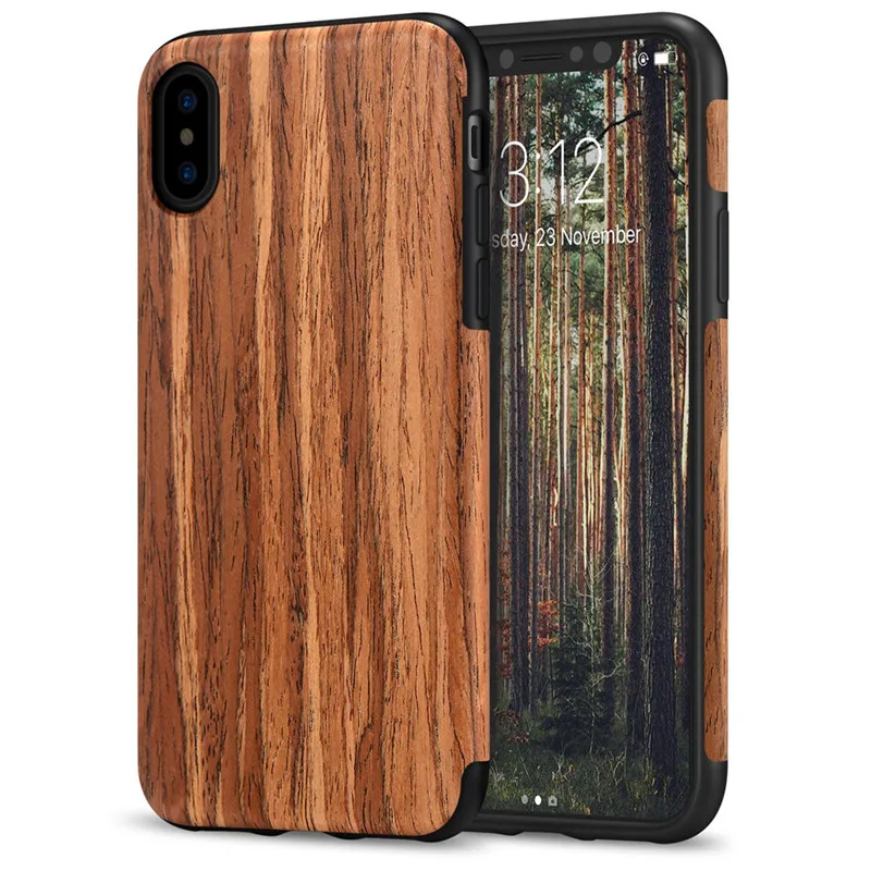 

Luxury vintage wood grain Case for iPhone 7 8 6 6S Plus Soft Silicone Anti-knock Cover for iPhone X XS MAX XR 11 Pro MAX Case