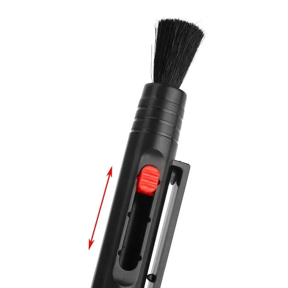 

Uds 3 en 1 Kit limpiador de lente pluma polvo limpiador para video DSLR DC lentes filtros de limpieza cepillo