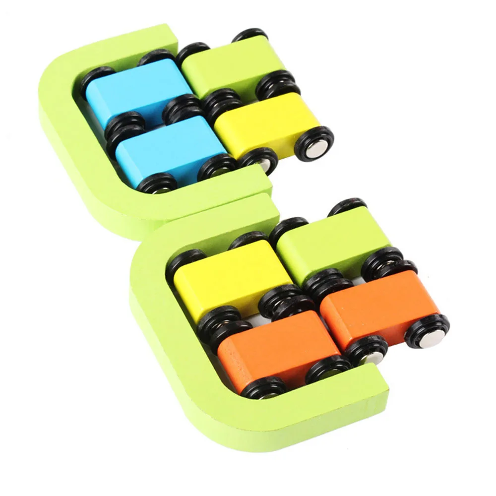 Wooden 7-layer Ramp Race Track & 8 Mini Inertia Car Sliding Toy Vehicel&ampTrain Baby Toddler Motor Skill Developmental Kids Gift |
