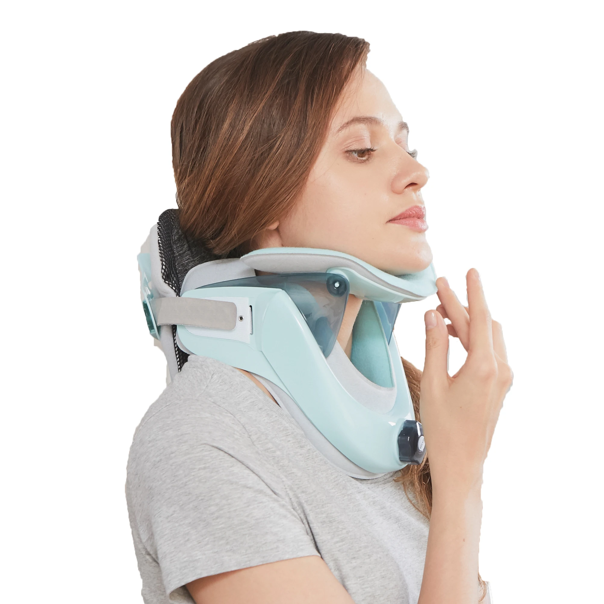 

Home physiotherapy inflatable stretch cervical traction device