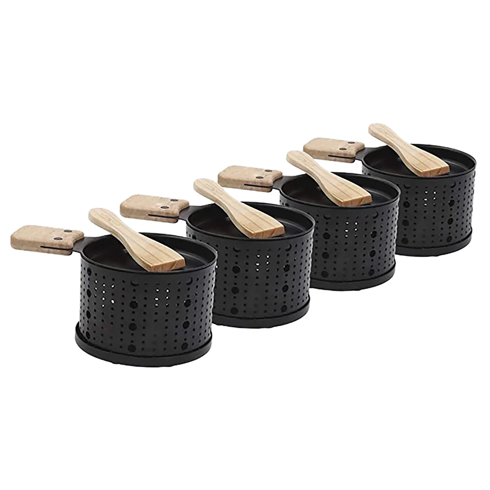 2 шт. лампы в форме свечи медленно печь гриль сыр раклетт набор антипригарных Griller