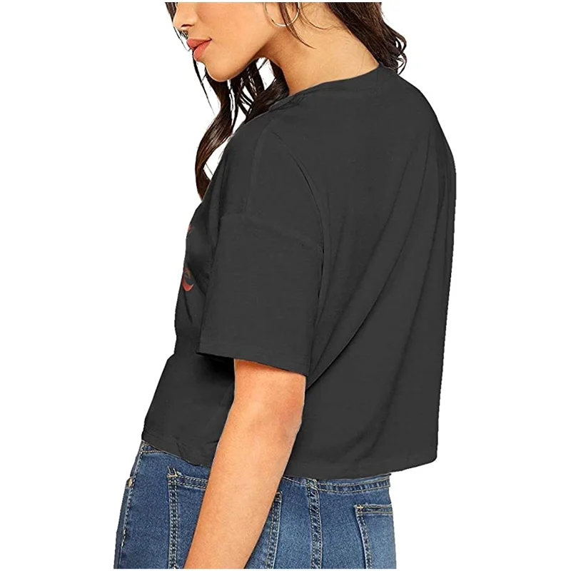 

Ladies Summer Navel T-Shirt Youth Shirt Top retro t shirt harajuku