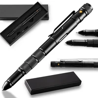 outdoor tactical self defense pen led light writing pen multifunctional outdoor survival tactical pen
