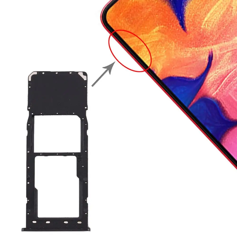 

SIM Card Tray + Micro SD Card Tray for Galaxy A10
