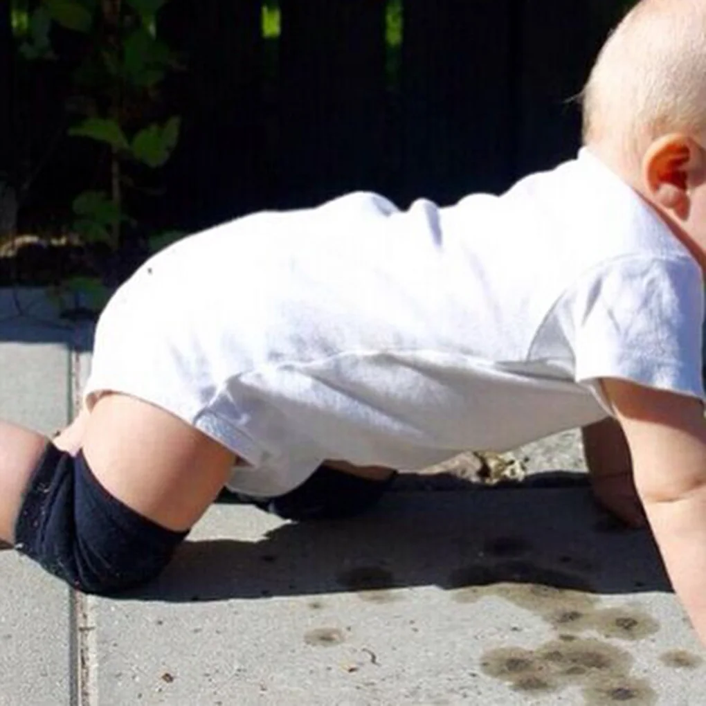 Rodillera de alta calidad para beb&eacute;s, almohadilla para codo de gatear, calentador de piernas y rodillas, Protector de soporte, 1 par-4