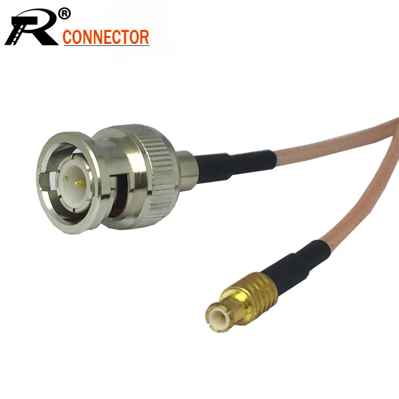 2PCS BNC Male Plug to MCX Straight Connector Coaxial RG316 Pigtail Cable RF 15cm 6" | Обустройство дома