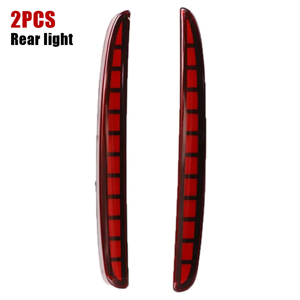

2pcs Car Rear Bumper Lamp Dual / Three Function Strip-Type Driving Tail Lamp Brake Light for Honda Civic Type R 2016 - 2019