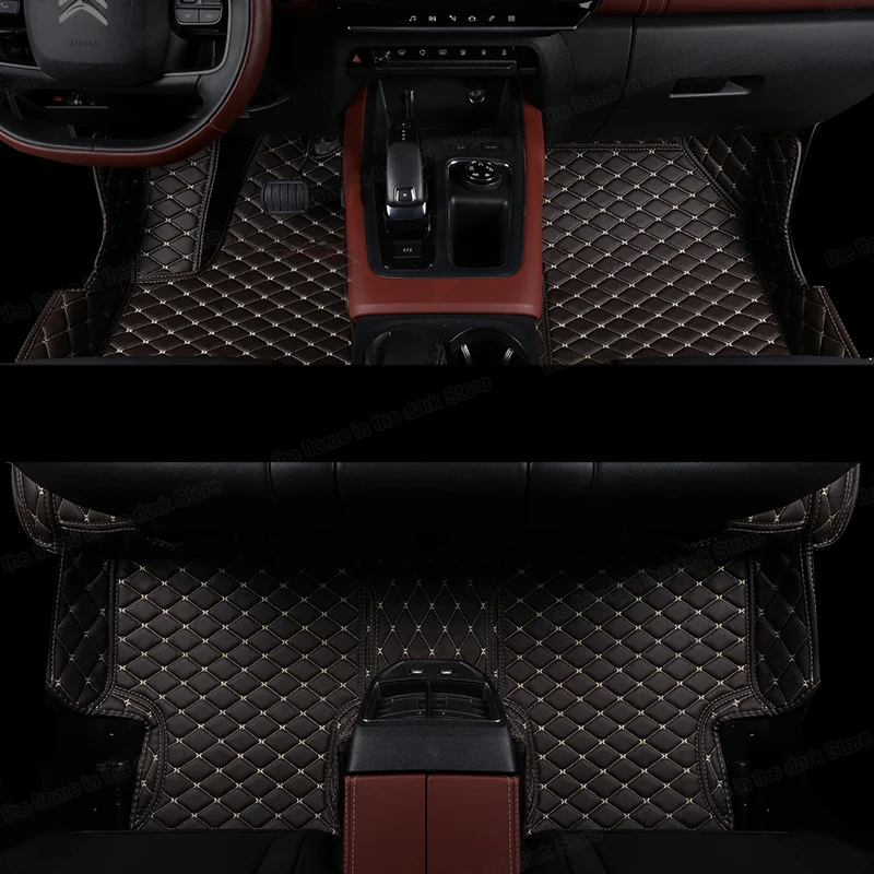 Кожаный коврик Lsrtw2017 для салона автомобиля напольный Citroen C5 Aircross 2017 2018 2019 2020 2021